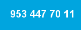 953 447 70 11